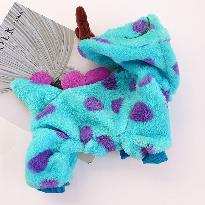 Ropa para caniches de cuatro patas, ropa para mascotas Bubble Dragon